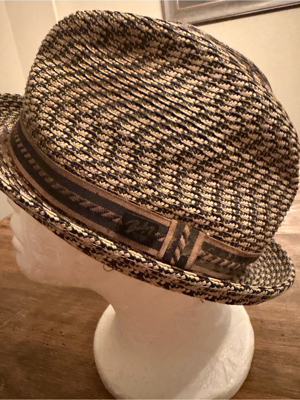 Bailey of Hollywood Fedora Straw Hat 1922 FAIR